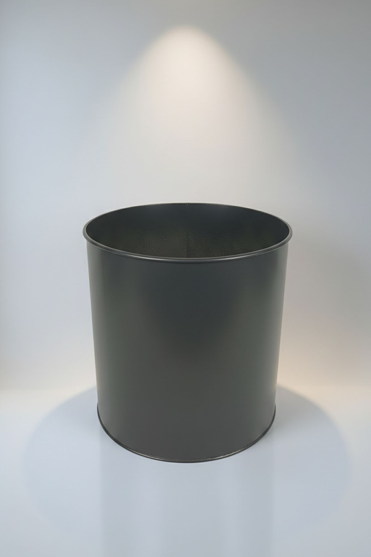 Zenith 30x30 cm Silindir Saksı - İç ve Dış Mekan Modern Metal Saksılık