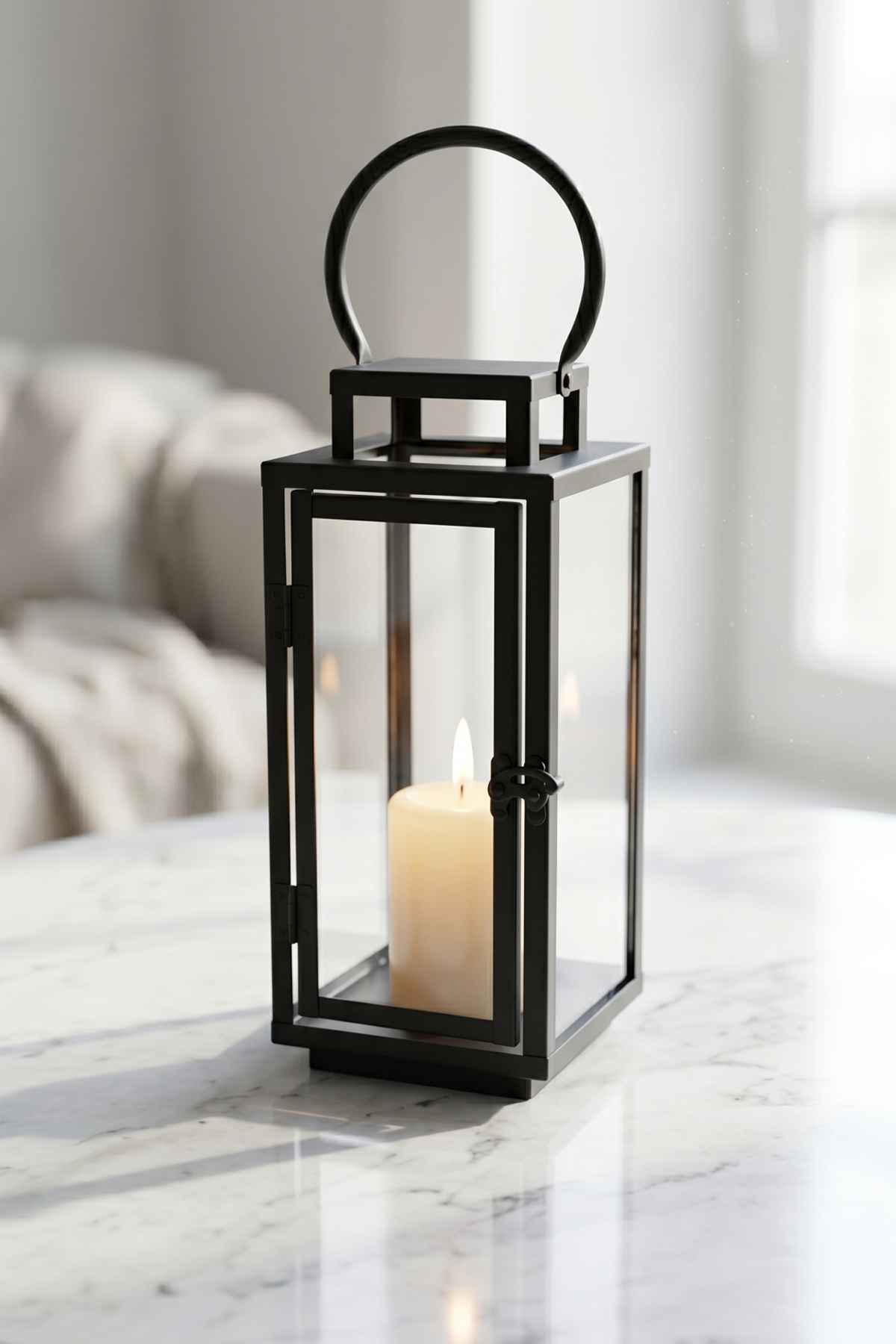 Cam Panelli Metal Mumluk & Fener